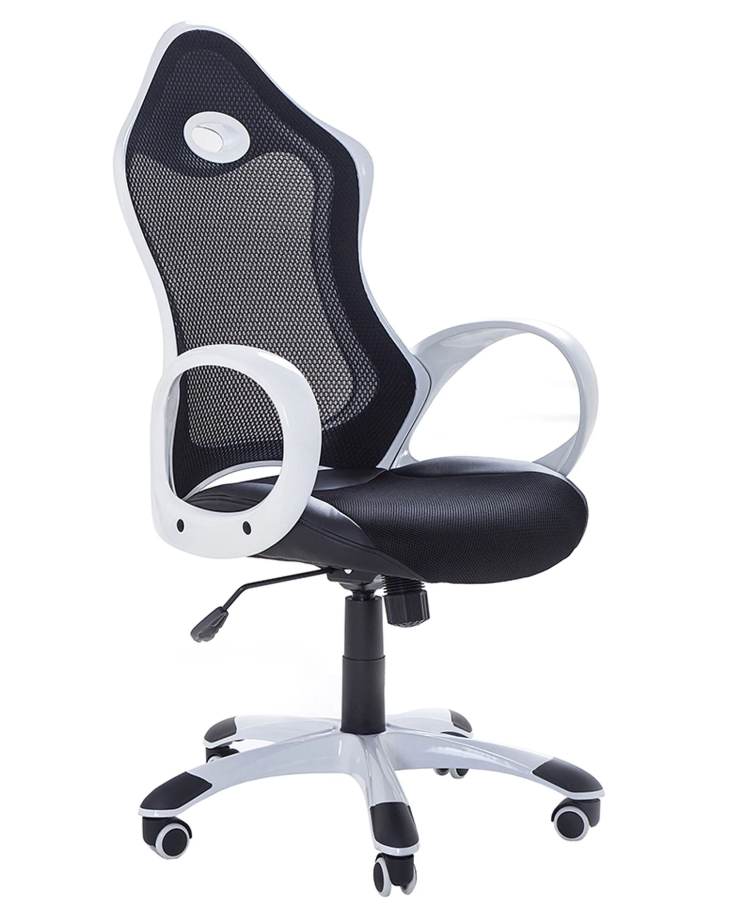 Swivel Office Chair Black And White ICHAIR