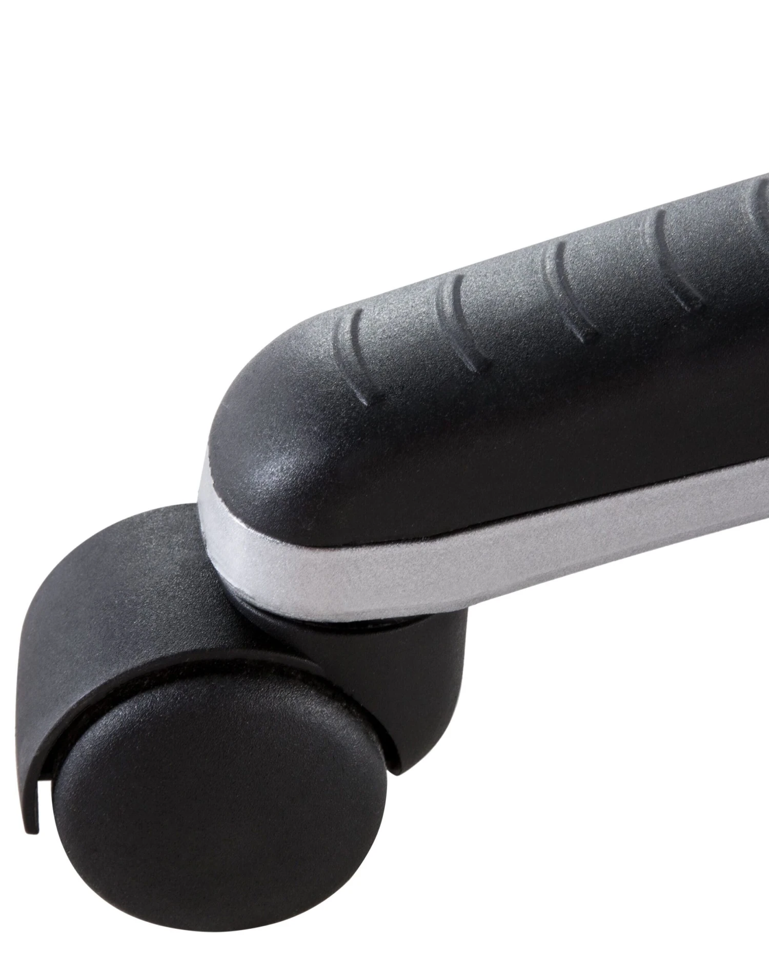 Faux Leather Office Chair Grey Black EXPLORER - Image 8