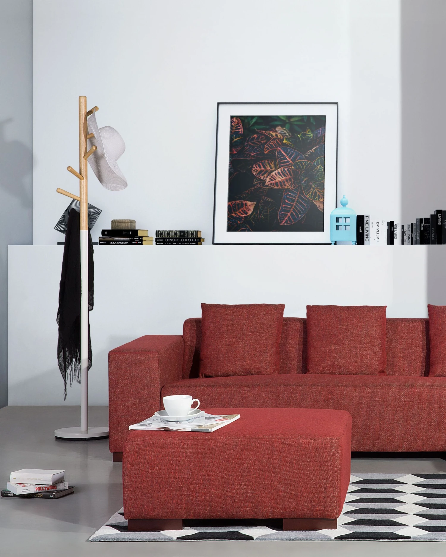 Coat Stand Brown And White AUBUM - Image 2