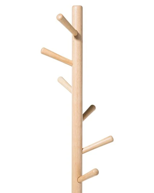Coat Stand Brown And White AUBUM - Image 5