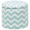 Storage Footstool Mint Green And White TUNICA -Furniture Store undef src sa picid 657526 type whitesh image