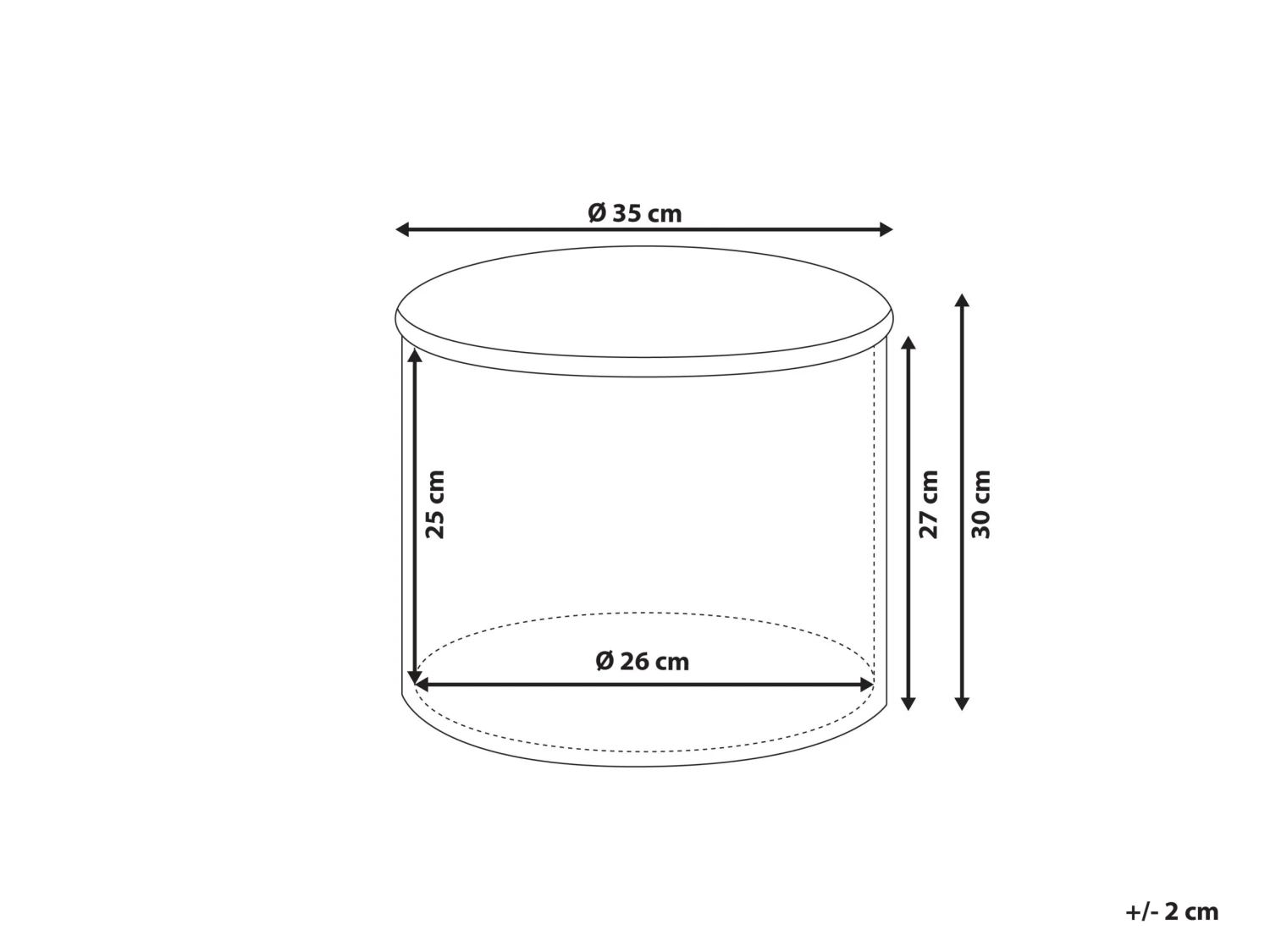 Storage Footstool Mint Green And White TUNICA - Image 9