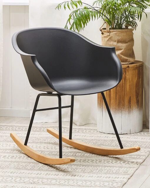 Rocking Chair Black HARMONY - Image 2
