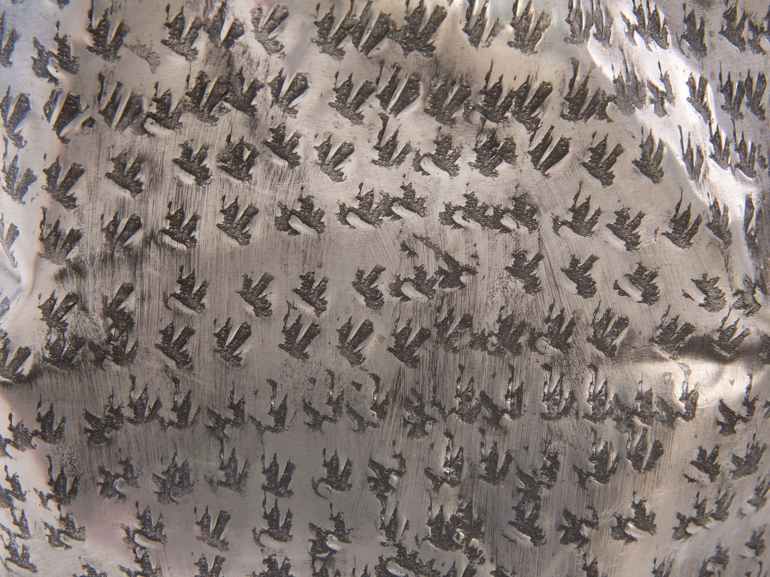 Teak Accent Side Table Silver GORDON - Image 8