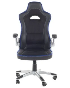 Executive Chair Black With Blue MASTER -Furniture Store undef src sa picid 678799 type whitesh image