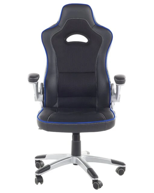 Executive Chair Black With Blue MASTER - Image 3