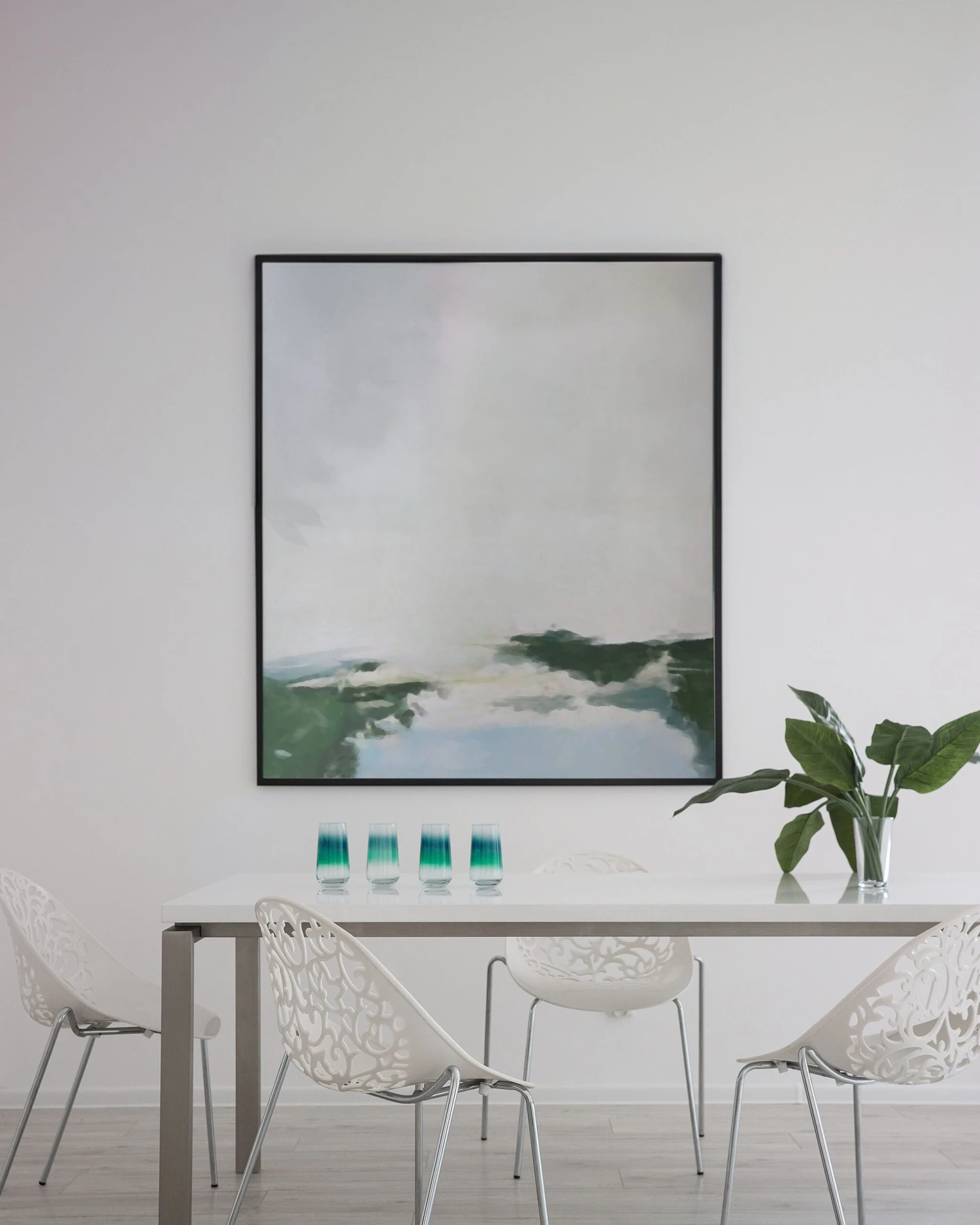 Set Of 4 Dining Chairs White MUMFORD - Image 2