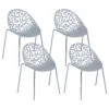 Set Of 4 Dining Chairs Grey MUMFORD -Furniture Store undef src sa picid 679349 type whitesh image
