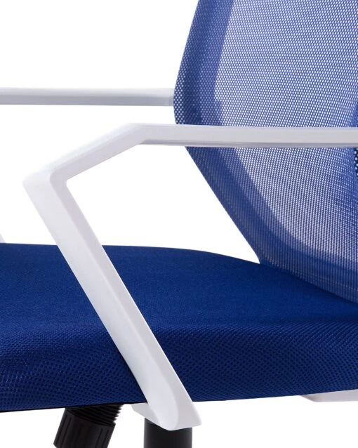 Swivel Desk Chair Blue RELIEF - Image 8