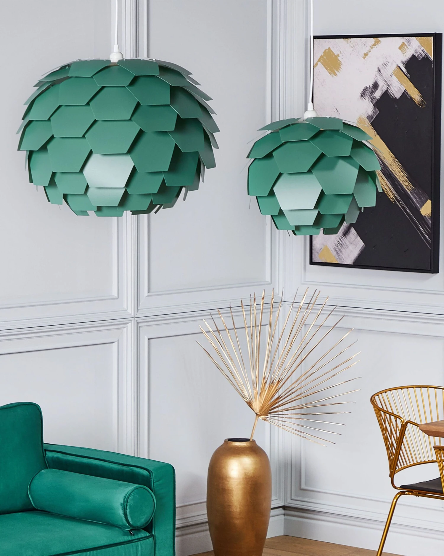Pendant Lamp Green SEGRE - Image 4
