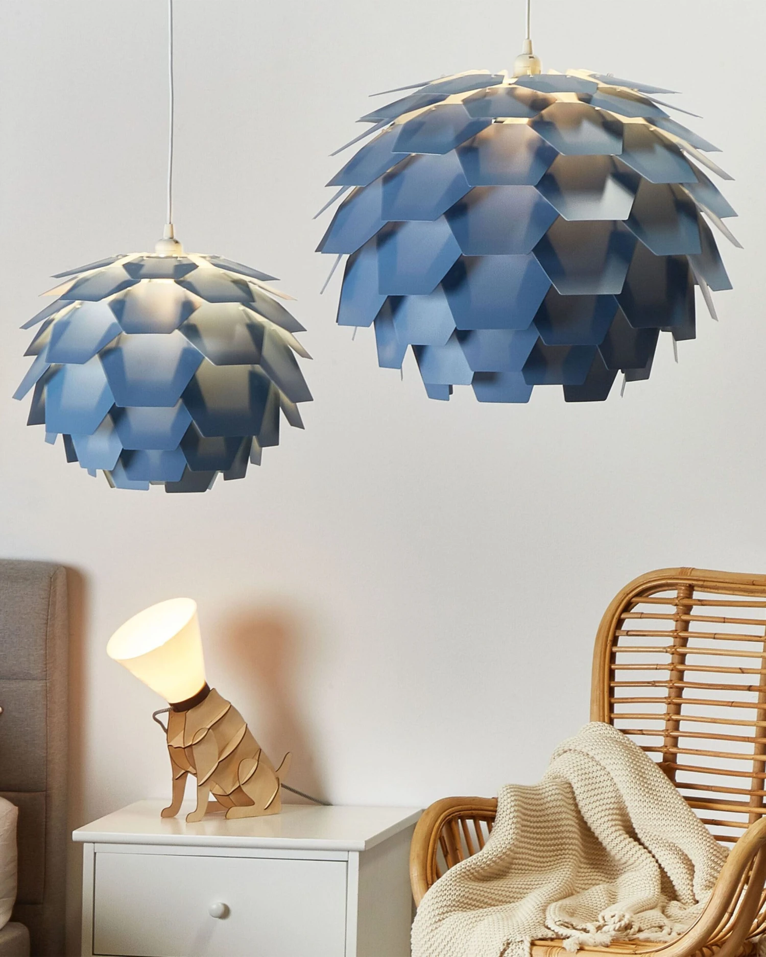 Pendant Lamp Blue SEGRE - Image 2