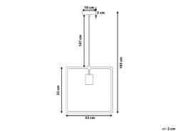 Metal Pendant Lamp Brown LERMA -Furniture Store undef src sa picid 688595 type whitesh image