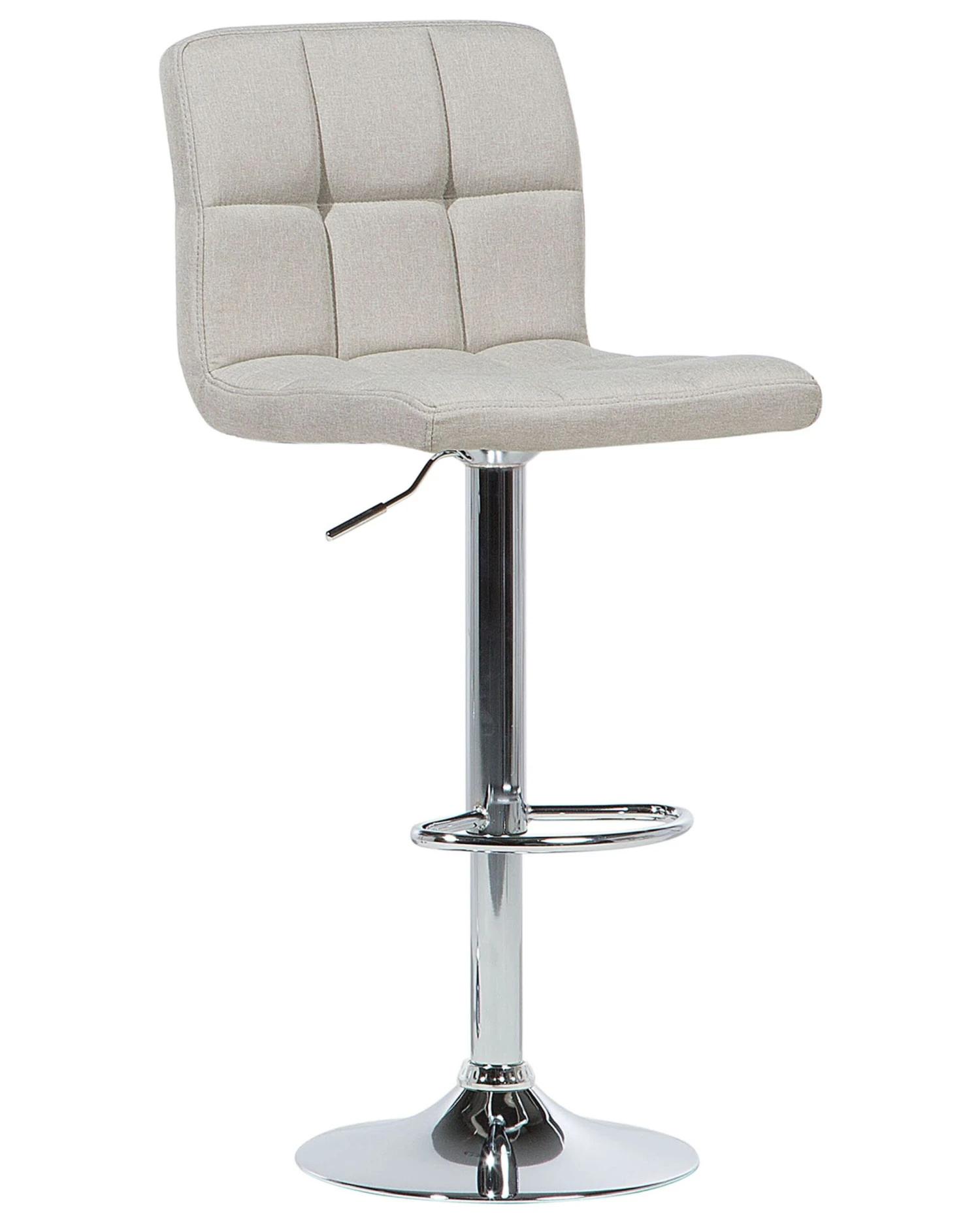 Set Of 2 Adjustable Bar Stools Beige MARION - Image 3