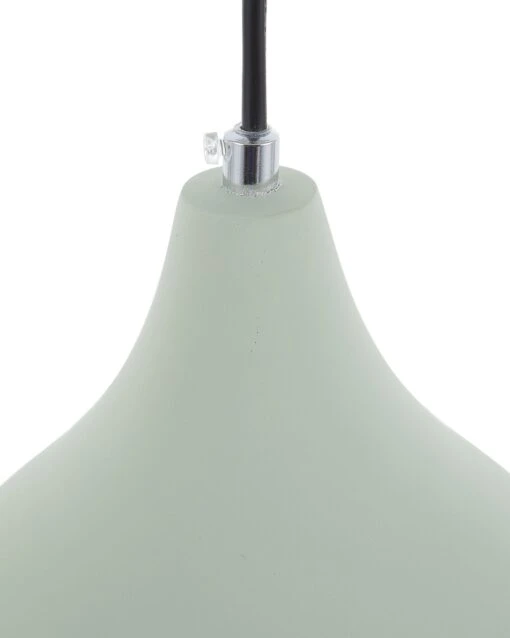 Concrete Pendant Lamp Green LAMBRO - Image 6