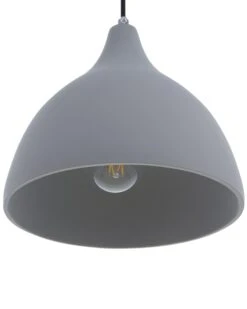 Concrete Pendant Lamp Grey LAMBRO -Furniture Store undef src sa picid 691381 type whitesh image
