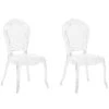 Set Of 2 Accent Chairs Acrylic Clear VERMONT -Furniture Store undef src sa picid 691721 type whitesh image