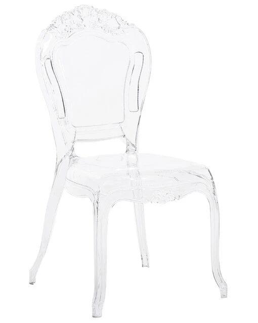 Set Of 2 Accent Chairs Acrylic Clear VERMONT - Image 4