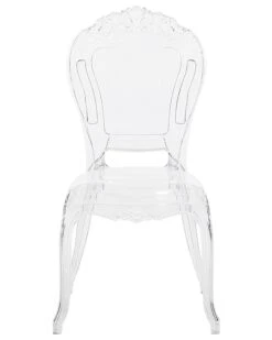 Set Of 2 Accent Chairs Acrylic Clear VERMONT -Furniture Store undef src sa picid 691726 type whitesh image