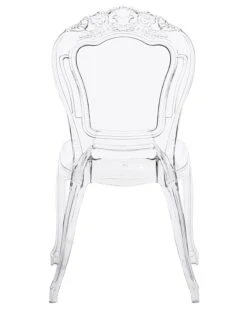 Set Of 2 Accent Chairs Acrylic Clear VERMONT -Furniture Store undef src sa picid 691727 type whitesh image