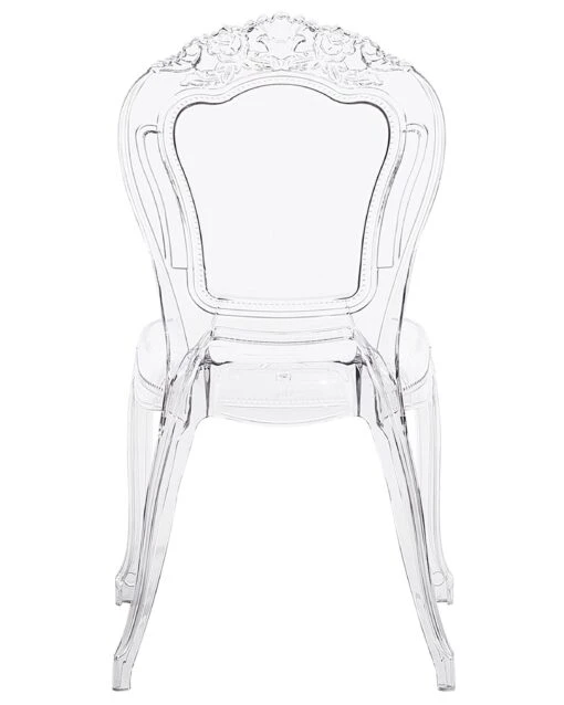 Set Of 2 Accent Chairs Acrylic Clear VERMONT - Image 7