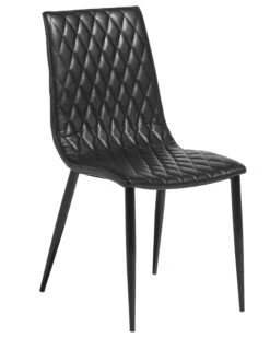 Set Of 2 Dining Chairs Faux Leather Black MONTANA -Furniture Store undef src sa picid 692907 type whitesh image