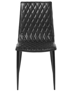 Set Of 2 Dining Chairs Faux Leather Black MONTANA -Furniture Store undef src sa picid 692908 type whitesh image