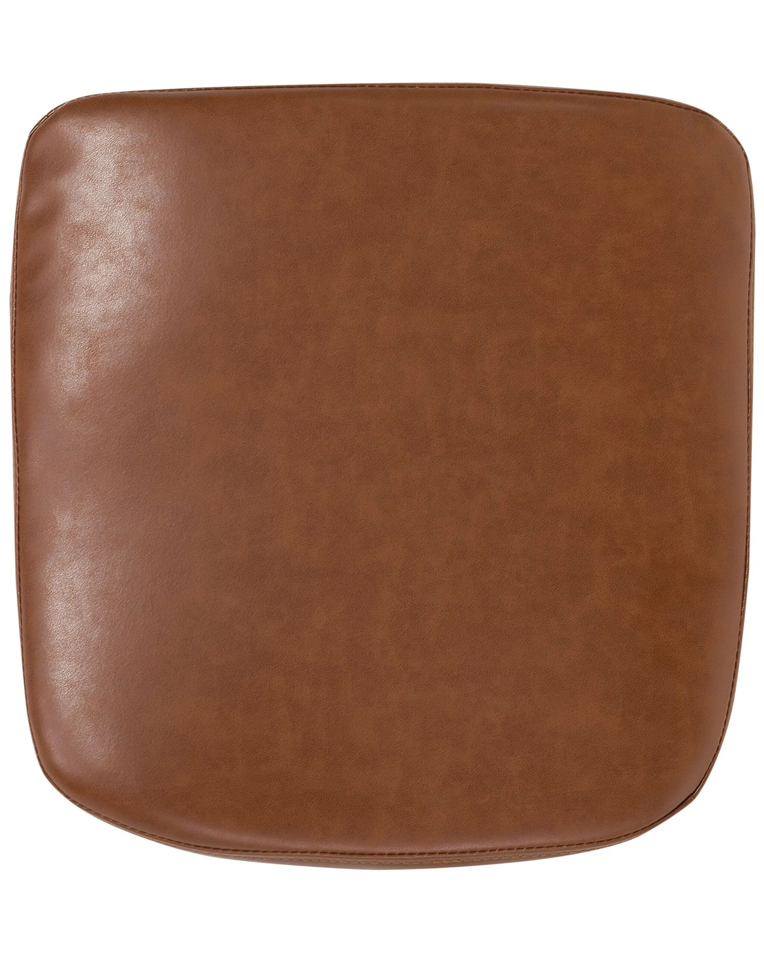 Faux Leather Dining Chair Golden Brown YORKVILLE - Image 9