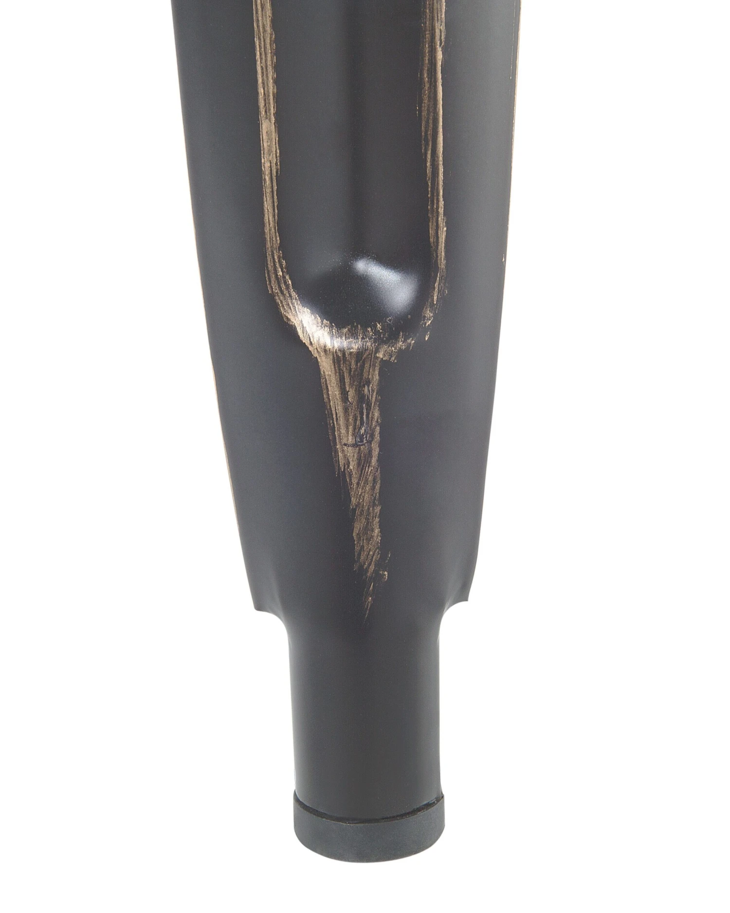 Set Of 2 Metal Stools 76 Cm Black With Gold CABRILLO - Image 8