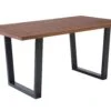 Dining Table 160 X 90 Cm Dark Wood AUSTIN -Furniture Store undef src sa picid 694506 type whitesh image
