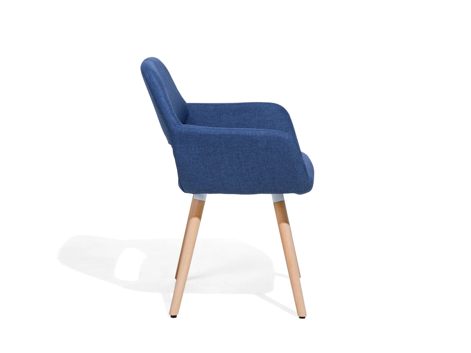 Set Of 2 Fabric Dining Chairs Blue CHICAGO - Image 7