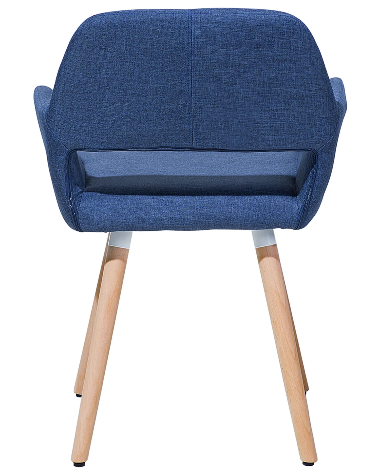 Set Of 2 Fabric Dining Chairs Blue CHICAGO - Image 9
