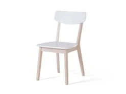 Set Of 2 Wooden Dining Chairs White SANTOS -Furniture Store undef src sa picid 696485 type whitesh image