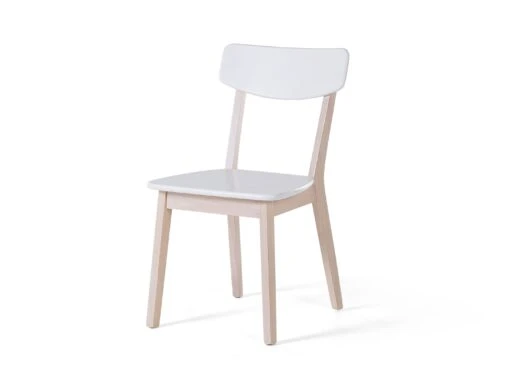 Set Of 2 Wooden Dining Chairs White SANTOS - Image 10