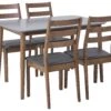 Wooden Dining Set Grey And Dark Wood MODESTO -Furniture Store undef src sa picid 696614 type whitesh image