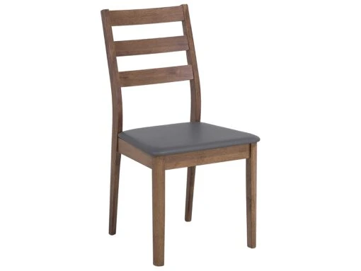 Wooden Dining Set Grey And Dark Wood MODESTO - Image 6