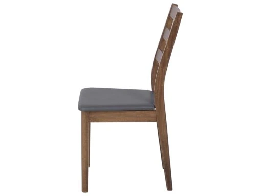 Wooden Dining Set Grey And Dark Wood MODESTO - Image 8