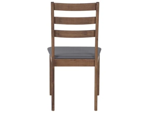Wooden Dining Set Grey And Dark Wood MODESTO - Image 9