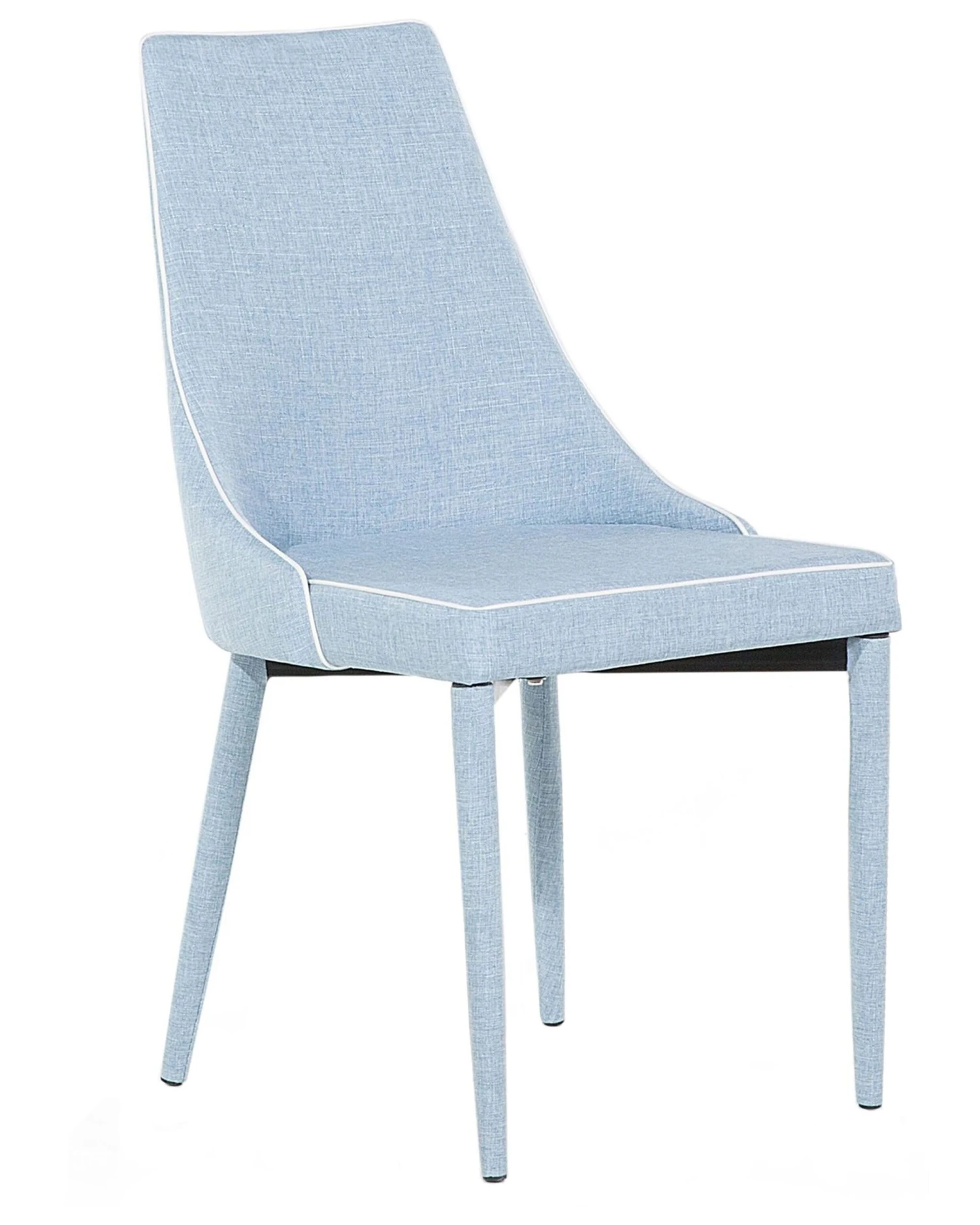 Set Of 2 Fabric Dining Chairs Blue CAMINO - Image 3