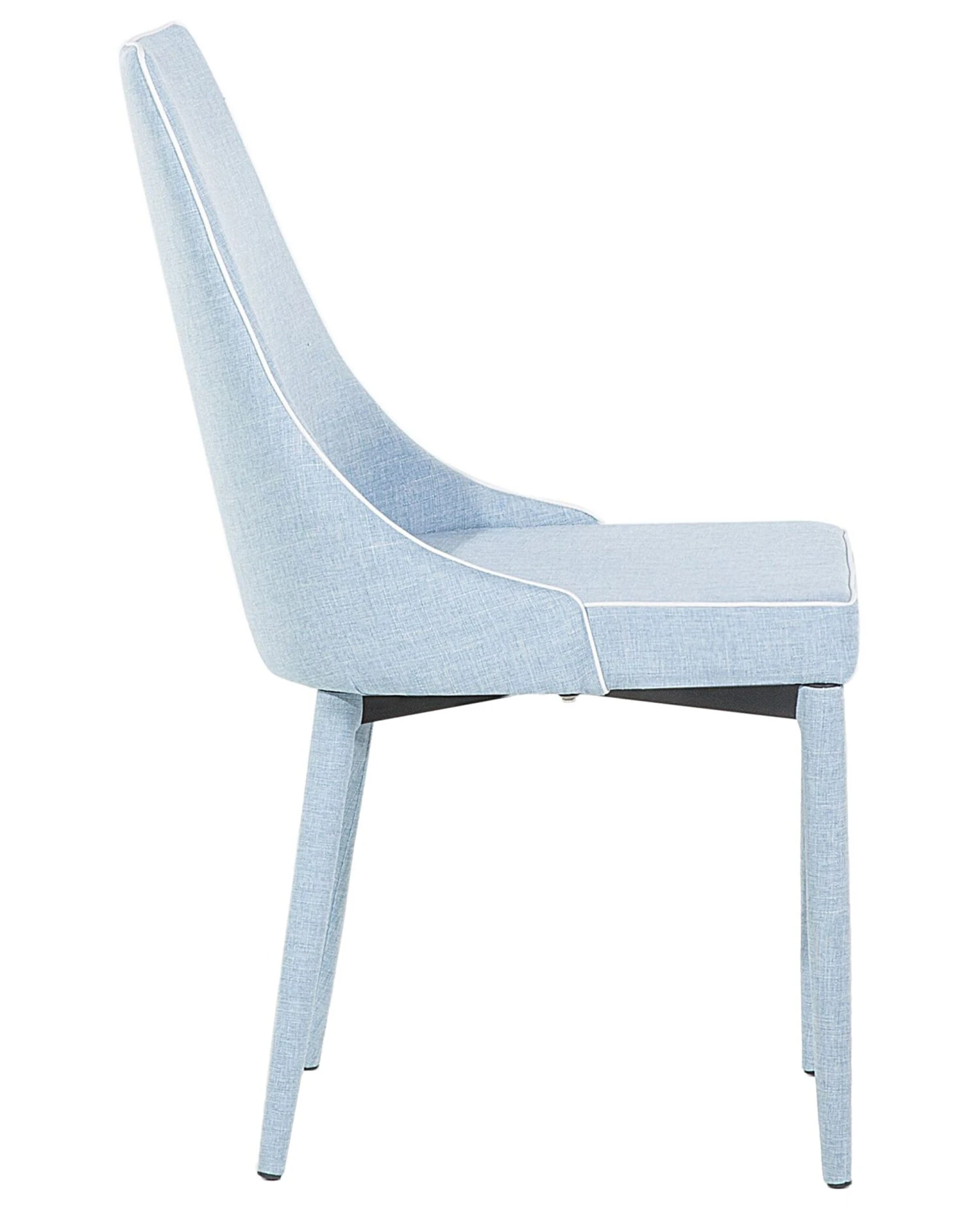 Set Of 2 Fabric Dining Chairs Blue CAMINO - Image 5