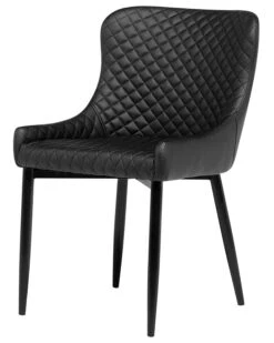 Set Of 2 Dining Chairs Faux Leather Black SOLANO -Furniture Store undef src sa picid 703295 type whitesh image
