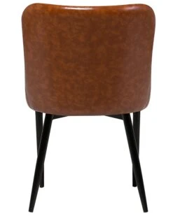 Set Of 2 Dining Chairs Faux Leather Brown SOLANO -Furniture Store undef src sa picid 703316 type whitesh image
