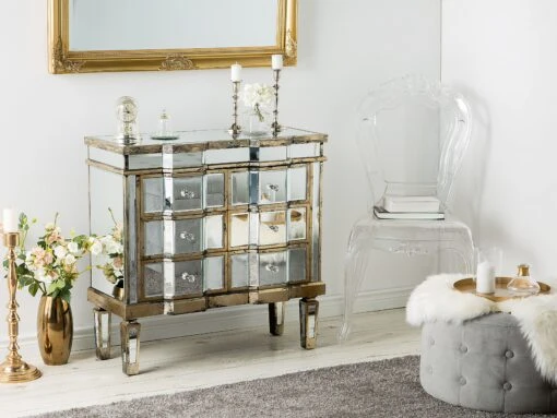 Set Of 2 Accent Chairs Acrylic Clear VERMONT - Image 3