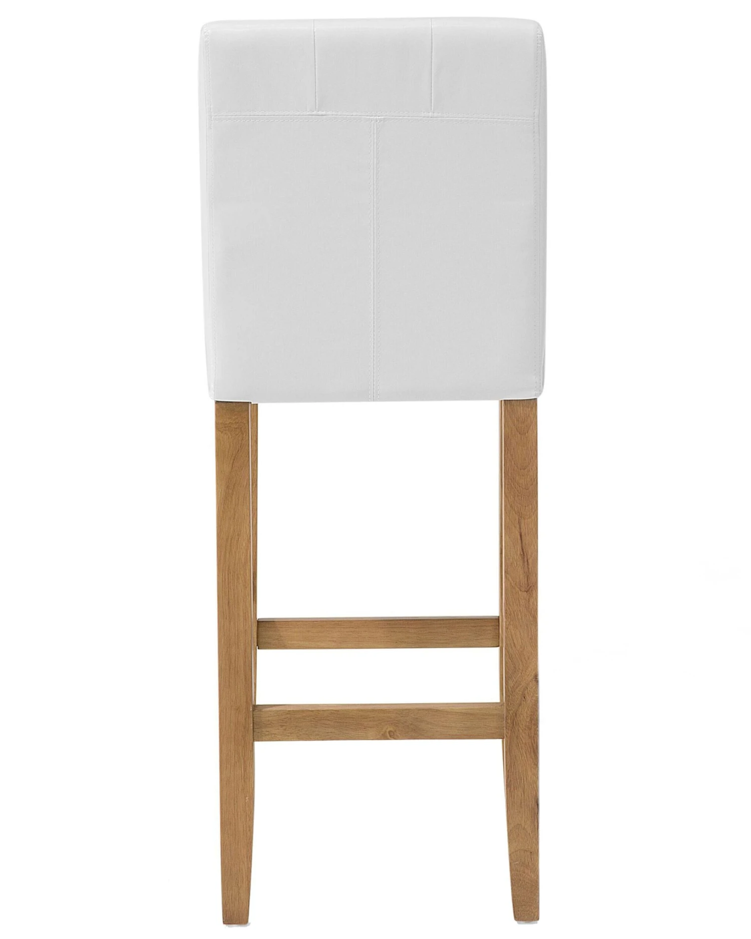 Set Of 2 Bar Chairs Faux Leather Off-White MADISON - Image 7