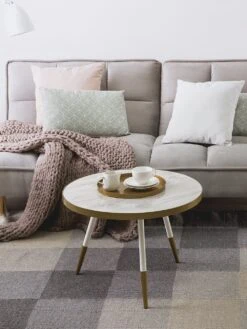 Coffee Table White Marble Effect With Gold RAMONA -Furniture Store undef src sa picid 705736 type whitesh image
