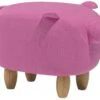 Fabric Animal Stool Pink PIGGY -Furniture Store undef src sa picid 710647 type whitesh image