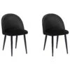 Set Of 2 Velvet Dining Chairs Black VISALIA -Furniture Store undef src sa picid 711018 type whitesh image