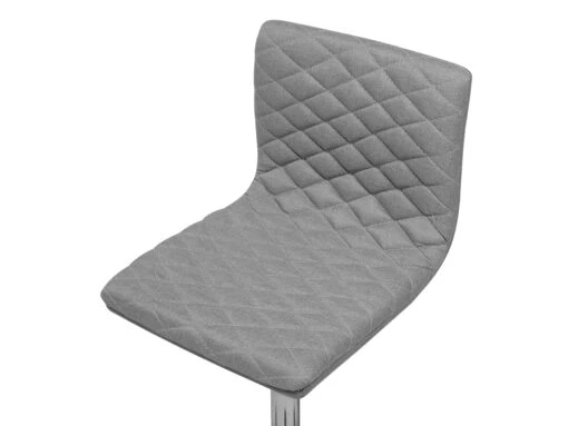 Fabric Armless Desk Chair Grey ORLANDO - Image 6