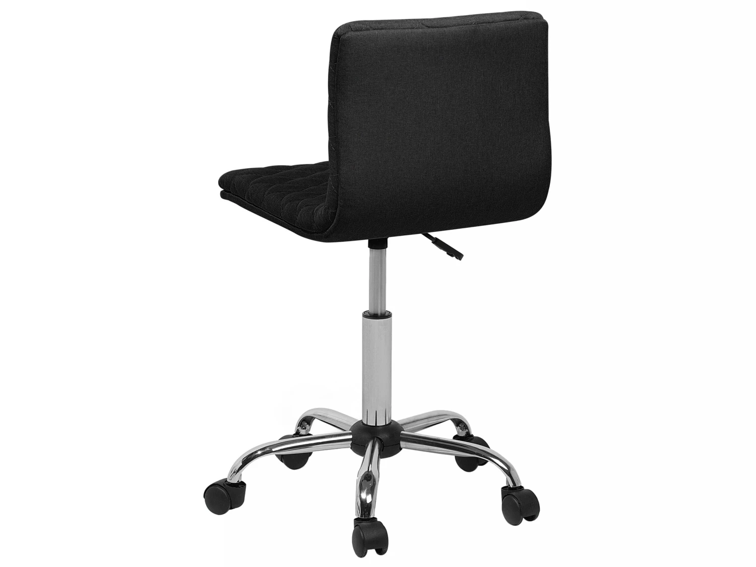 Fabric Armless Desk Chair Black ORLANDO - Image 5