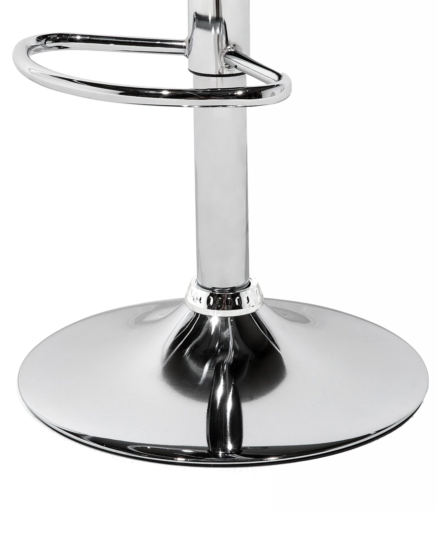 Set Of 2 Swivel Bar Stools Transparent White BUSAN - Image 7