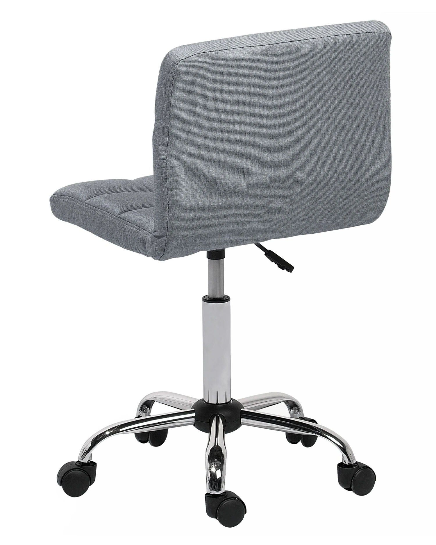 Fabric Armless Desk Chair Grey MARION - Image 5